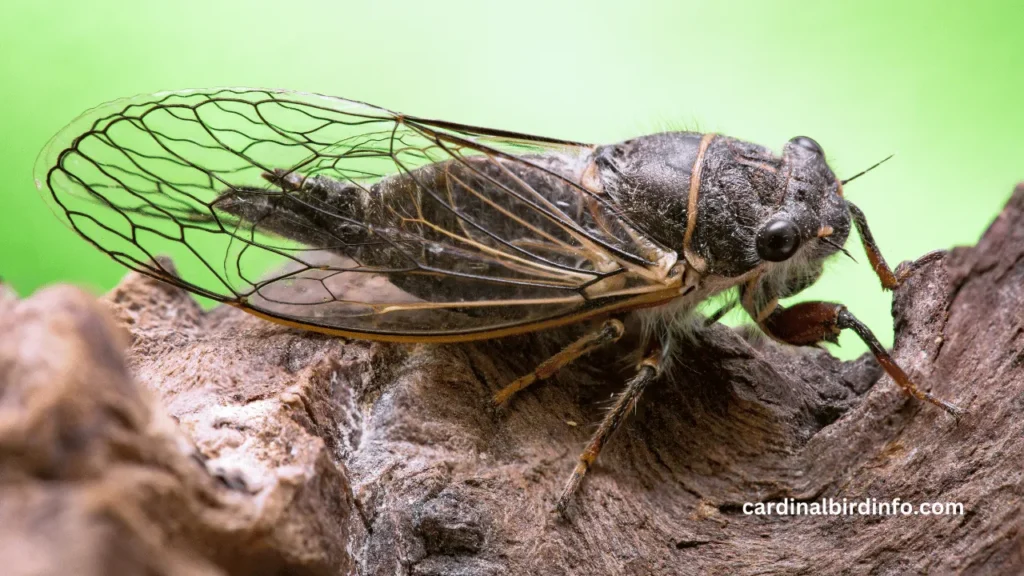 do cardinals eat cicadas