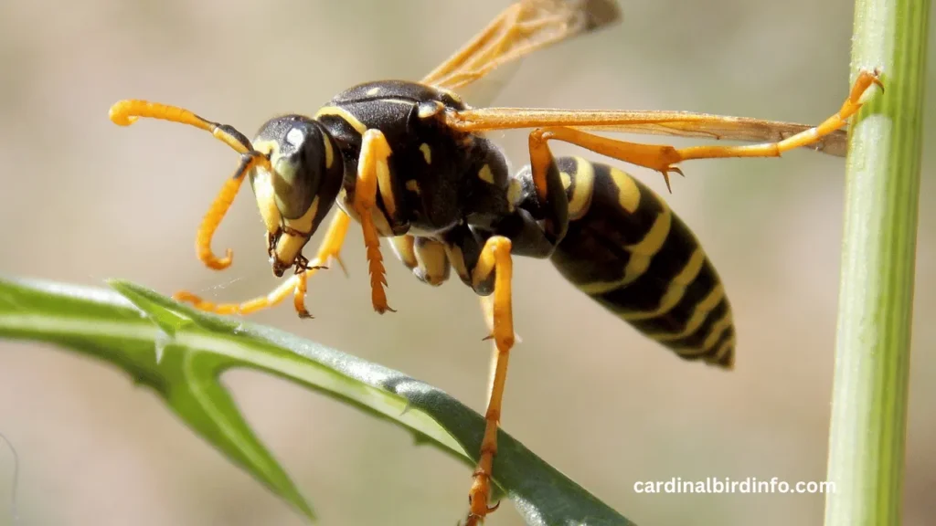 do cardinals eat wasps