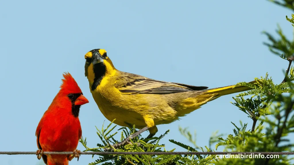 do cardinals mate with other birds 