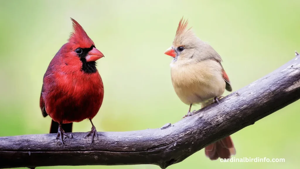 Do male and female cardinals stay together