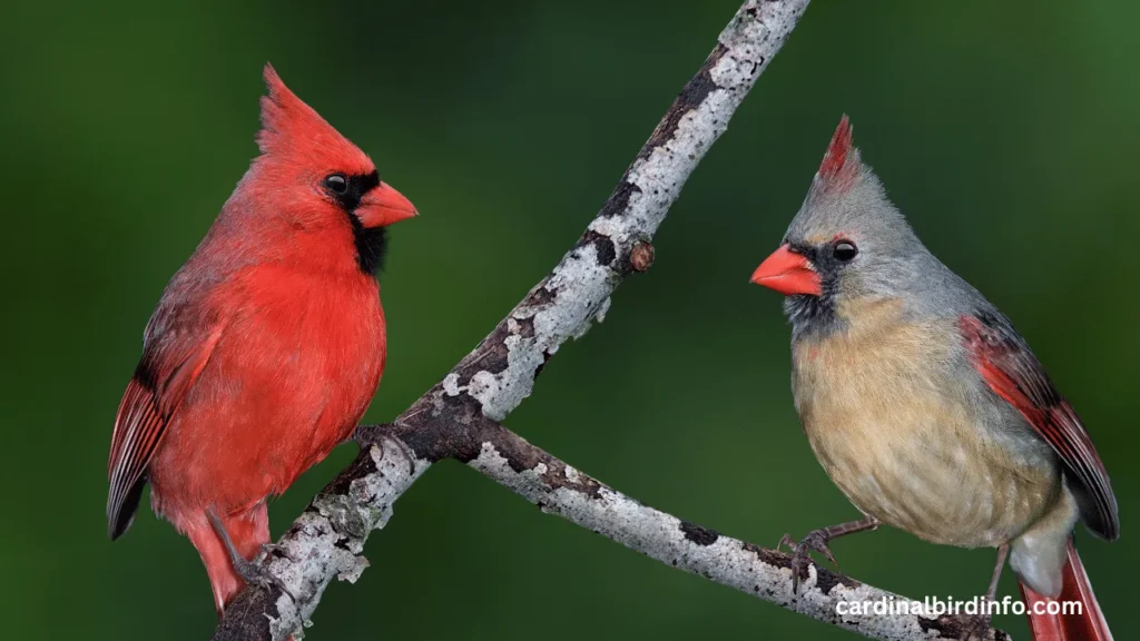 Do male and female cardinals stay together