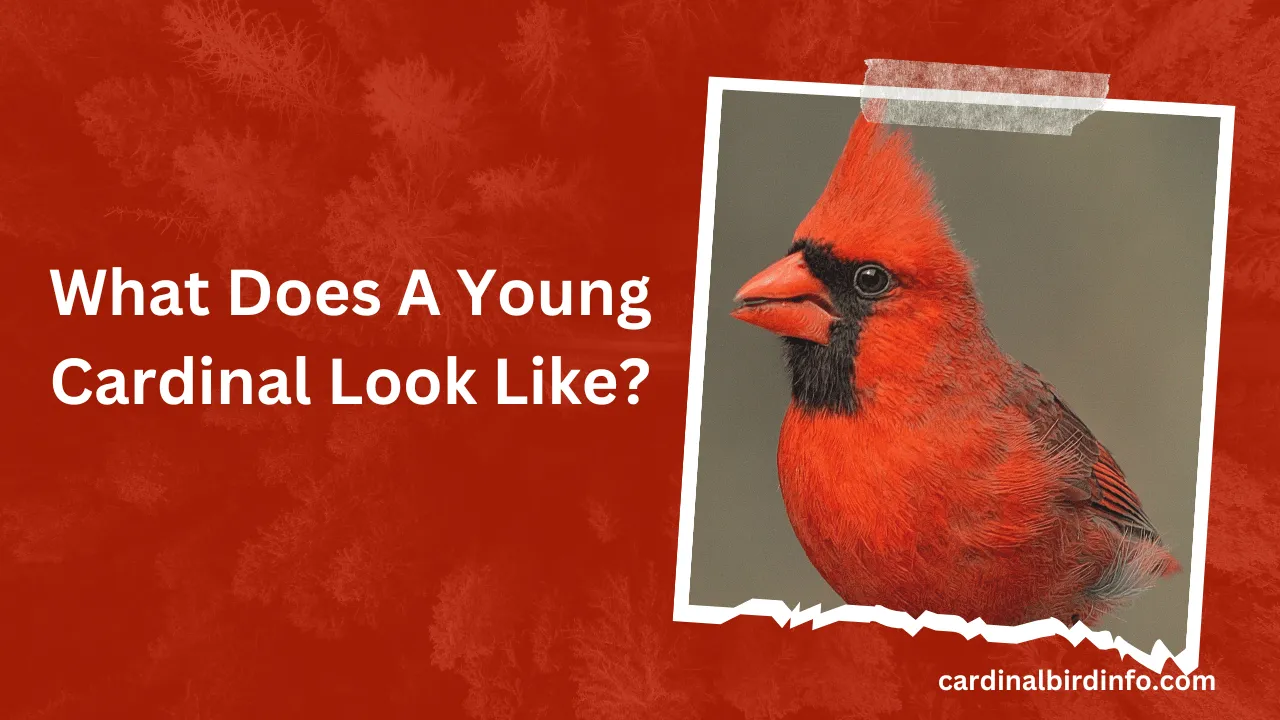 what does a young cardinal look like