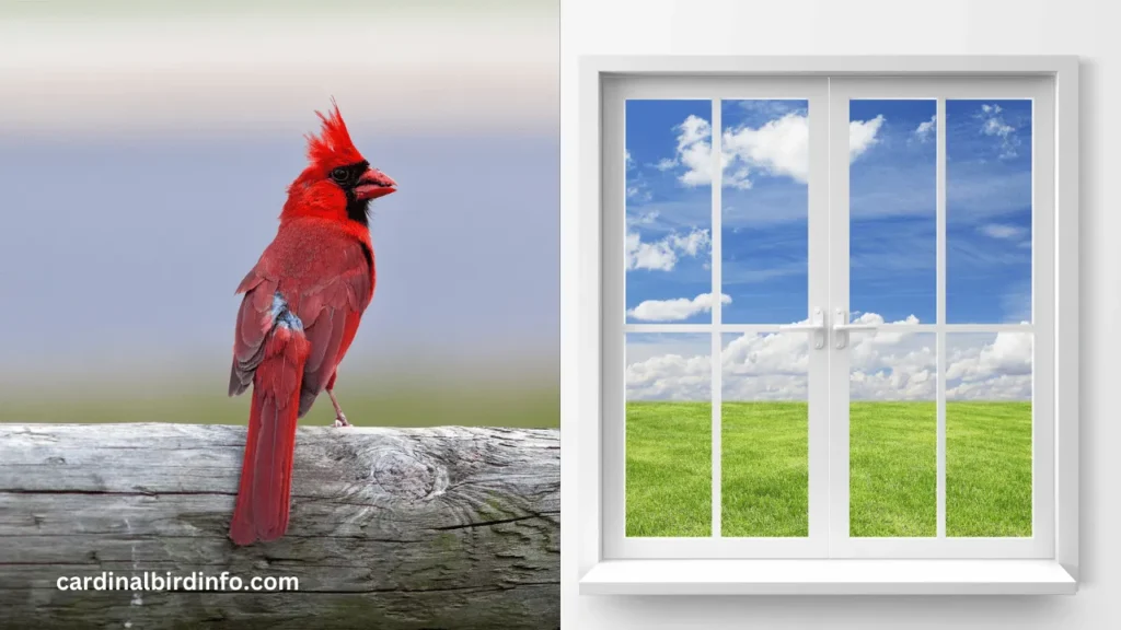 what does it mean when a cardinal hits your window